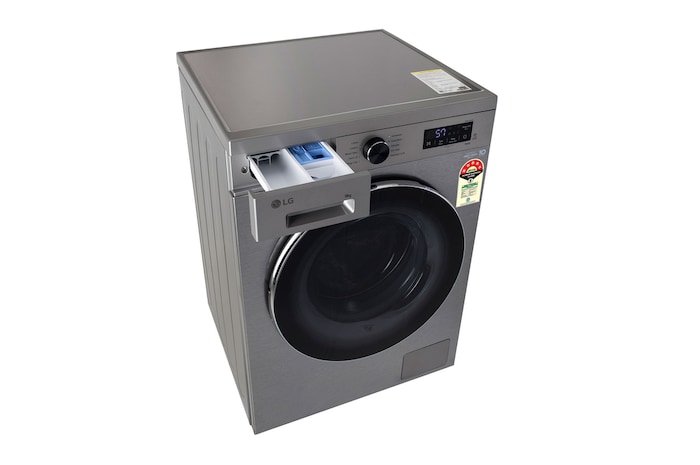 top prospective view with detergent box open