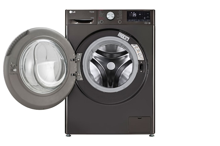 LG 9/5Kg Front Load Washer Dryer, AI Direct Drive™, Black VCM, FHD0905STB