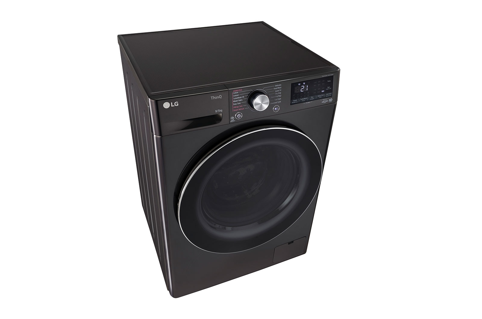 LG 9/5Kg Front Load Washer Dryer, AI Direct Drive™,  Black VCM, FHD0905STB