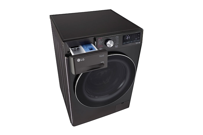 LG 9/5Kg Front Load Washer Dryer, AI Direct Drive™, Black VCM, FHD0905STB