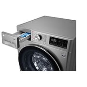 LG 9/5Kg Front Load Washer-Dryer, AI Direct Drive™, Stainless Steel VCM, FHD0905SWS