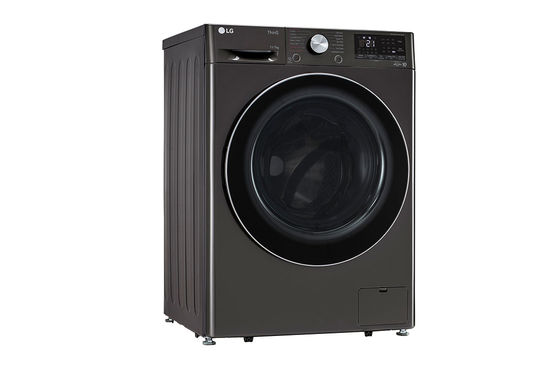 LG 11 kg (Wash) / 7 kg (Dry) Washer Dryer with AI Direct Drive™, Steam+, Black VCM, FHD1107STB