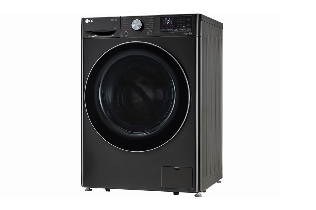 LG 11 kg (Wash) / 7 kg (Dry) Washer Dryer with AI Direct Drive™, Steam+, Black VCM, FHD1107STB