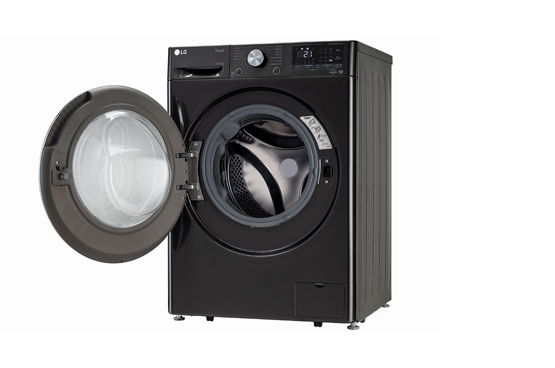 LG 11 kg (Wash) / 7 kg (Dry) Washer Dryer with AI Direct Drive™, Steam+, Black VCM, FHD1107STB