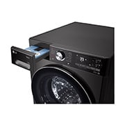 LG 13/08Kg Front Load Washer Dryer, AI Direct Drive™, ez-Dispense, Black VCM, FHD1308STB