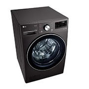 LG 15/8Kg Front Load Washer-Dryer, AI Direct Drive™, Black VCM, FHD1508STB