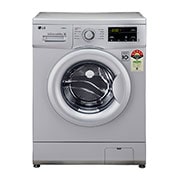 LG 6.5Kg Front Load Washing Machine, Inverter Direct Drive, 6 Motion DD, Luxury Silver, FHM1065SDL