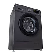 LG 7.0 Kg Front Load Washing Machine 6 Motion Direct Drive™ Technology, Color: Middle Black, FHM1207ADMB