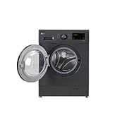 LG 7.0 Kg Front Load Washing Machine 6 Motion Direct Drive™ Technology, Color: Middle Black, FHM1207ADMB