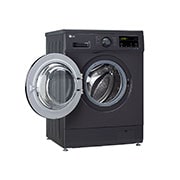 LG 7.0 Kg Front Load Washing Machine 6 Motion Direct Drive™ Technology, Color: Middle Black, FHM1207ADMB