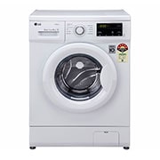 LG FHM1207SDW front loading washing machine front view