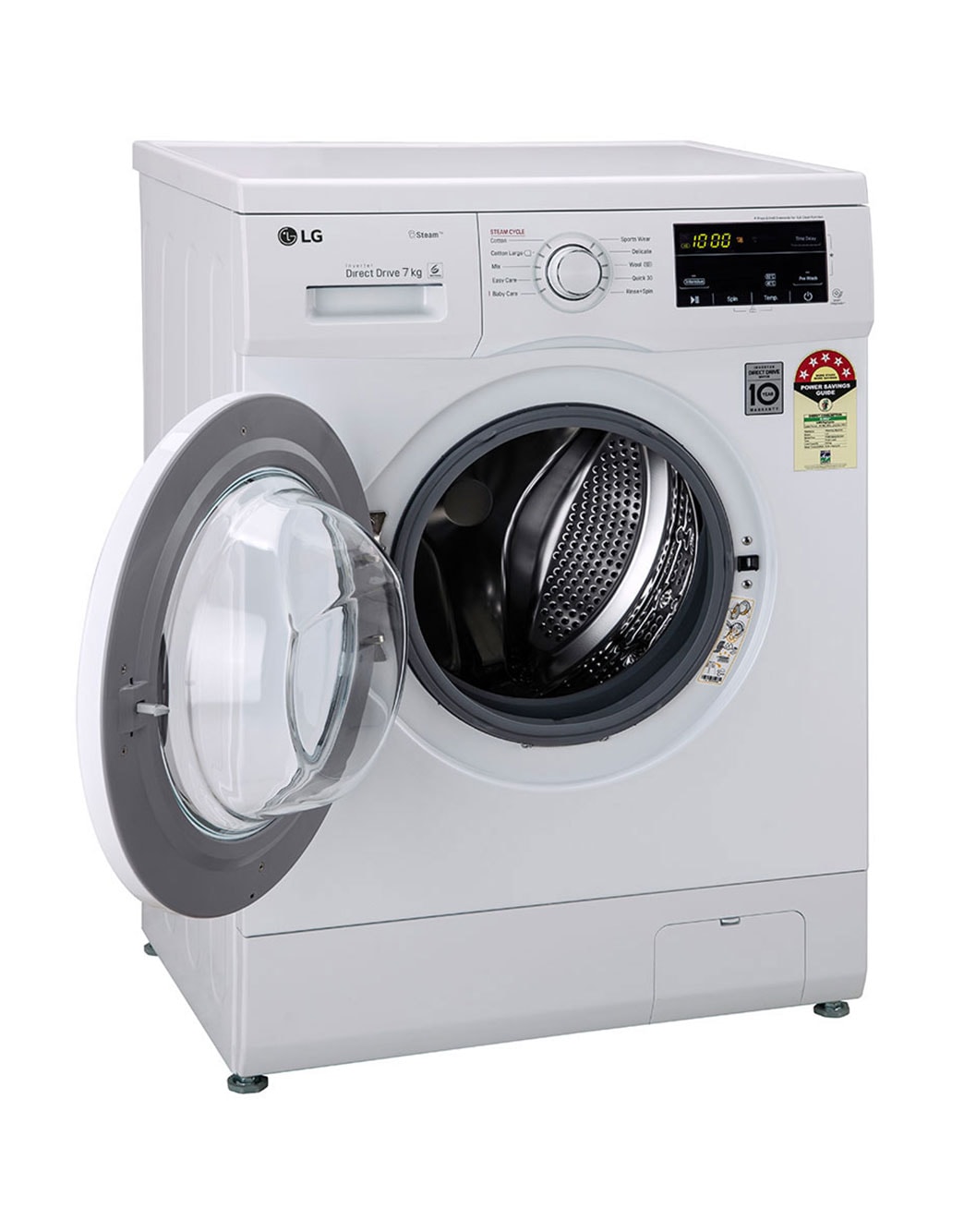 LG 7Kg Front Load Washing Machine - FHM1207SDW | LG IN