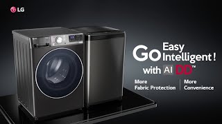 LG 8Kg Front Load Washing Machine, Inverter Direct Drive, Middle Black, play video, FHM1408BDM, thumbnail 1