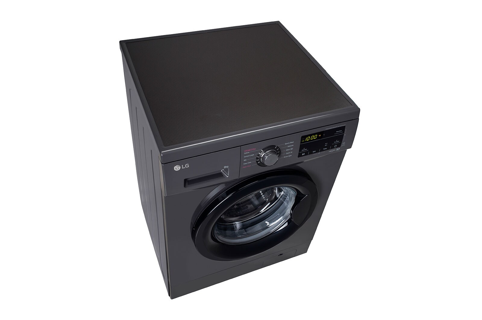 LG 8Kg Front Load Washing Machine, Inverter Direct Drive, Middle Black, FHM1408BDMA