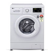 LG FHM1408BDW front loading washing machine front view