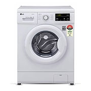 LG 8Kg Front Load Washing Machine, Inverter Direct Drive, White, FHM1408BDW