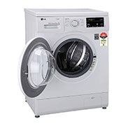 LG 8Kg Front Load Washing Machine, Inverter Direct Drive, White, FHM1408BDW