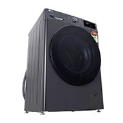 LG 8Kg Front Load Washing Machine, AI Direct Drive™, Middle Black, FHP1208A5M