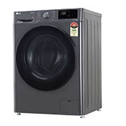 LG 8Kg Front Load Washing Machine, AI Direct Drive™, Middle Black, FHP1208A5M