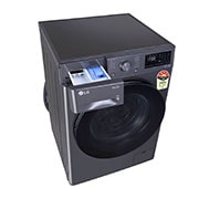 LG 8Kg Front Load Washing Machine, AI Direct Drive™, Middle Black, FHP1208A5M