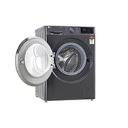 LG 8Kg Front Load Washing Machine, AI Direct Drive™, Middle Black, FHP1208Z3M