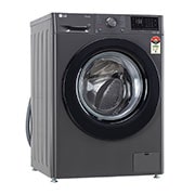 LG 8Kg Front Load Washing Machine, AI Direct Drive™, Middle Black, FHP1208Z3M