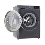 LG 8Kg Front Load Washing Machine, AI Direct Drive™, Steam, Wifi, Middle Black, FHP1208Z5M