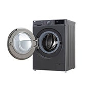 LG 8Kg Front Load Washing Machine, AI Direct Drive™, Steam, Wifi, Middle Black, FHP1208Z5M