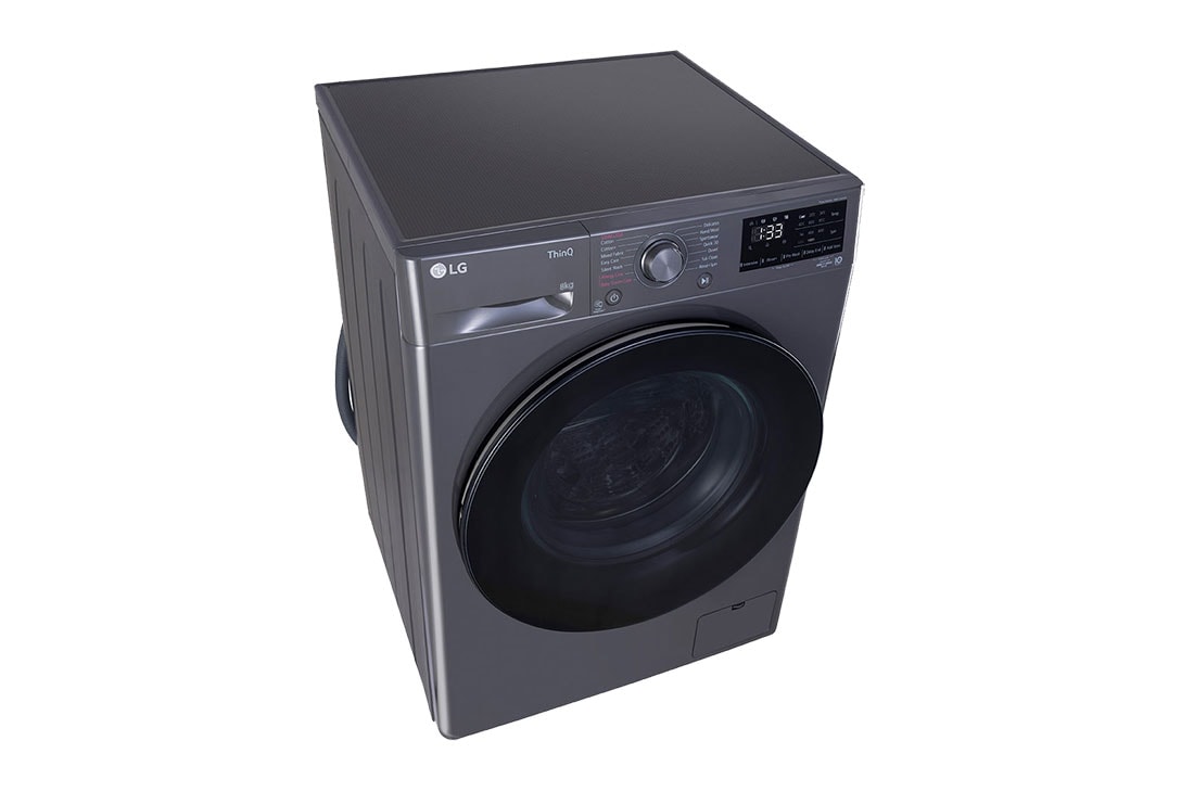 LG 8 Kg Front Load Washing Machine with AI Direct Drive™, Steam Wash, Middle Black, 5 Star, FHP1208Z5M
