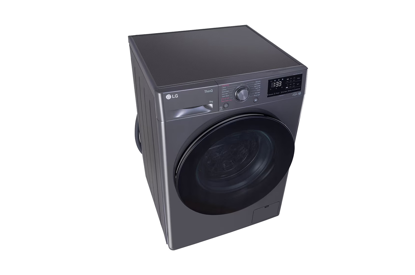 LG 9 Kg Front Load Washing Machine with AI Direct Drive™, Steam Wash, Middle Black, 5 Star, FHP1209Z5M
