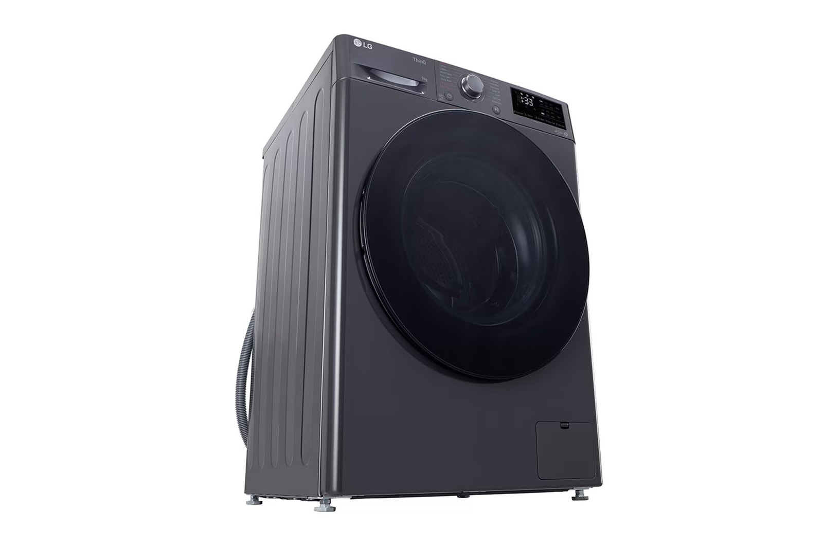 LG 9 Kg Front Load Washing Machine with AI Direct Drive™, Steam Wash, Middle Black, 5 Star, FHP1209Z5M