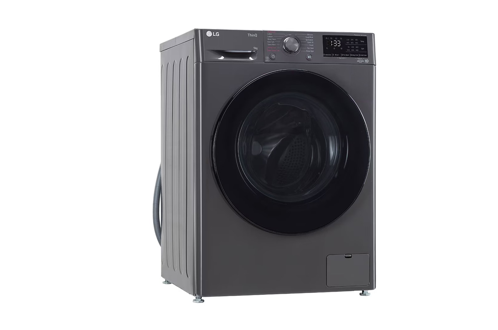 LG 9 Kg Front Load Washing Machine with AI Direct Drive™, Steam Wash, Middle Black, 5 Star, FHP1209Z5M