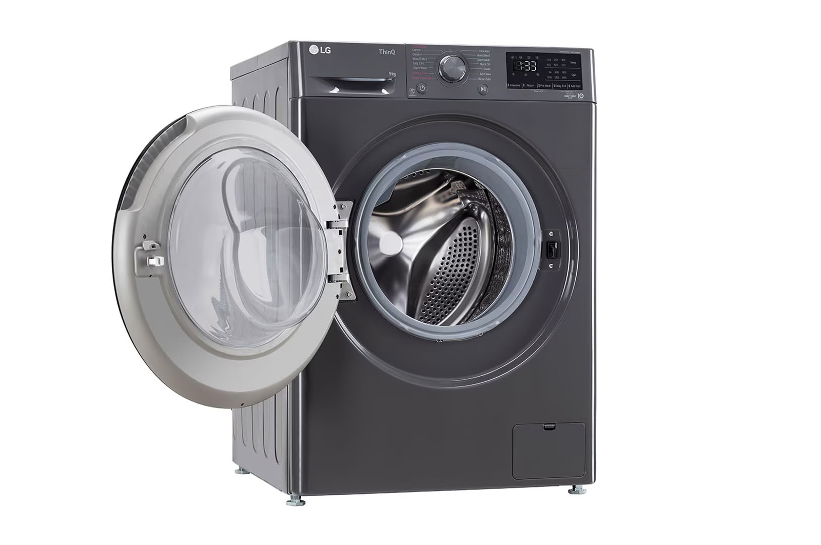 LG 9 Kg Front Load Washing Machine with AI Direct Drive™, Steam Wash, Middle Black, 5 Star, FHP1209Z5M