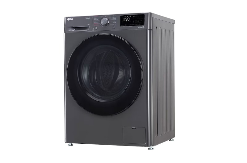 LG 9 Kg Front Load Washing Machine with AI Direct Drive™, Steam Wash, Middle Black, 5 Star, FHP1209Z5M