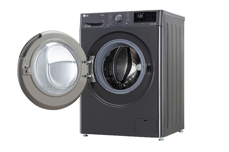 LG 9 Kg Front Load Washing Machine with AI Direct Drive™, Steam Wash, Middle Black, 5 Star, FHP1209Z5M