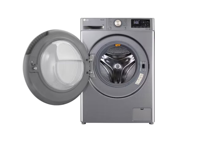 LG 9 Kg Front Load Washing Machine with AI Direct Drive™, Steam+, Platinum Silver, 5 Star, FHP1209Z7P