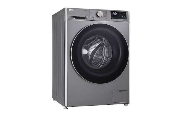 LG 9 Kg Front Load Washing Machine with AI Direct Drive™, Steam+, Platinum Silver, 5 Star, FHP1209Z7P