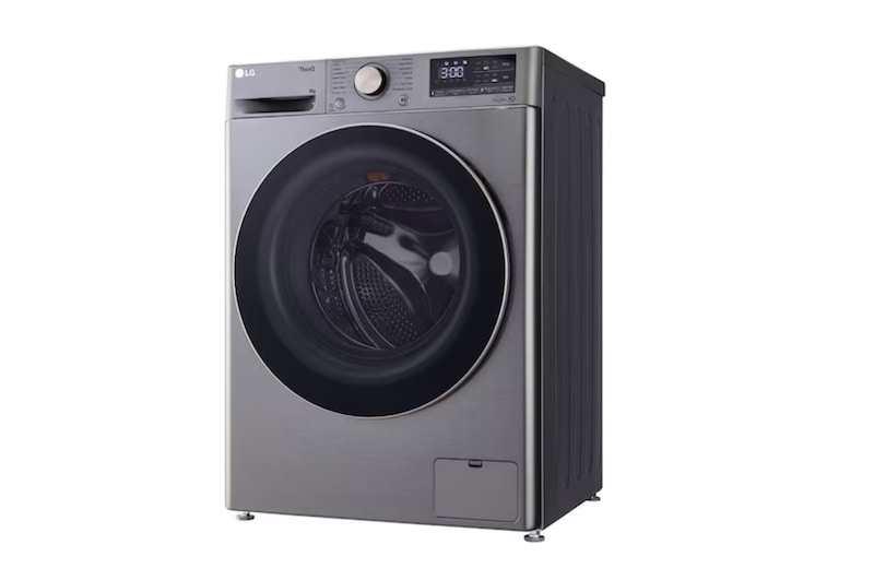 LG 9 Kg Front Load Washing Machine with AI Direct Drive™, Steam+, Platinum Silver, 5 Star, FHP1209Z7P