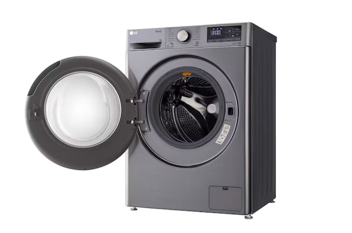 LG 9 Kg Front Load Washing Machine with AI Direct Drive™, Steam+, Platinum Silver, 5 Star, FHP1209Z7P