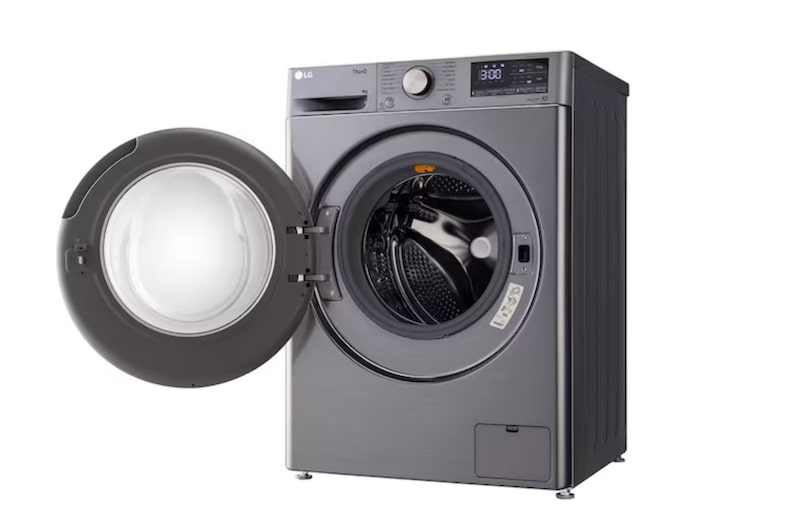 LG 9 Kg Front Load Washing Machine with AI Direct Drive™, Steam+, Platinum Silver, 5 Star, FHP1209Z7P
