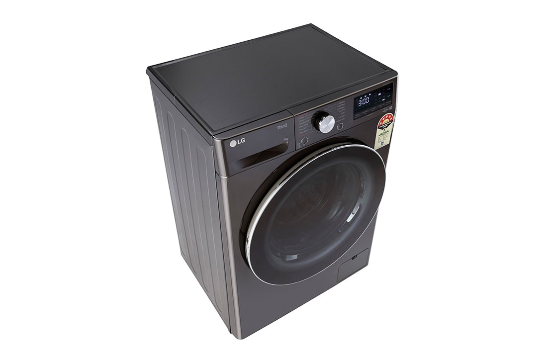 LG 9 Kg Front Load Washing Machine, AI Direct Drive™, Steam+, Black VCM, 5 Star, FHP1209Z9B