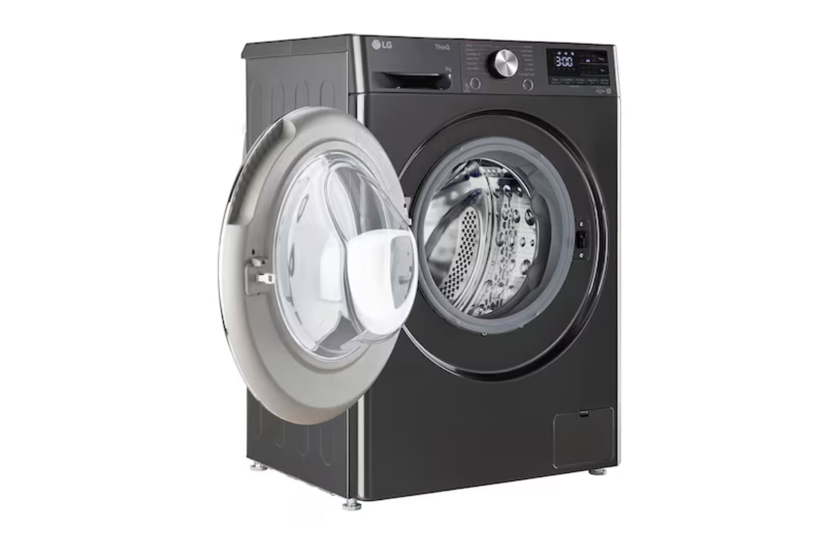 LG 9 Kg Front Load Washing Machine, AI Direct Drive™, Steam+, Black VCM, 5 Star, FHP1209Z9B