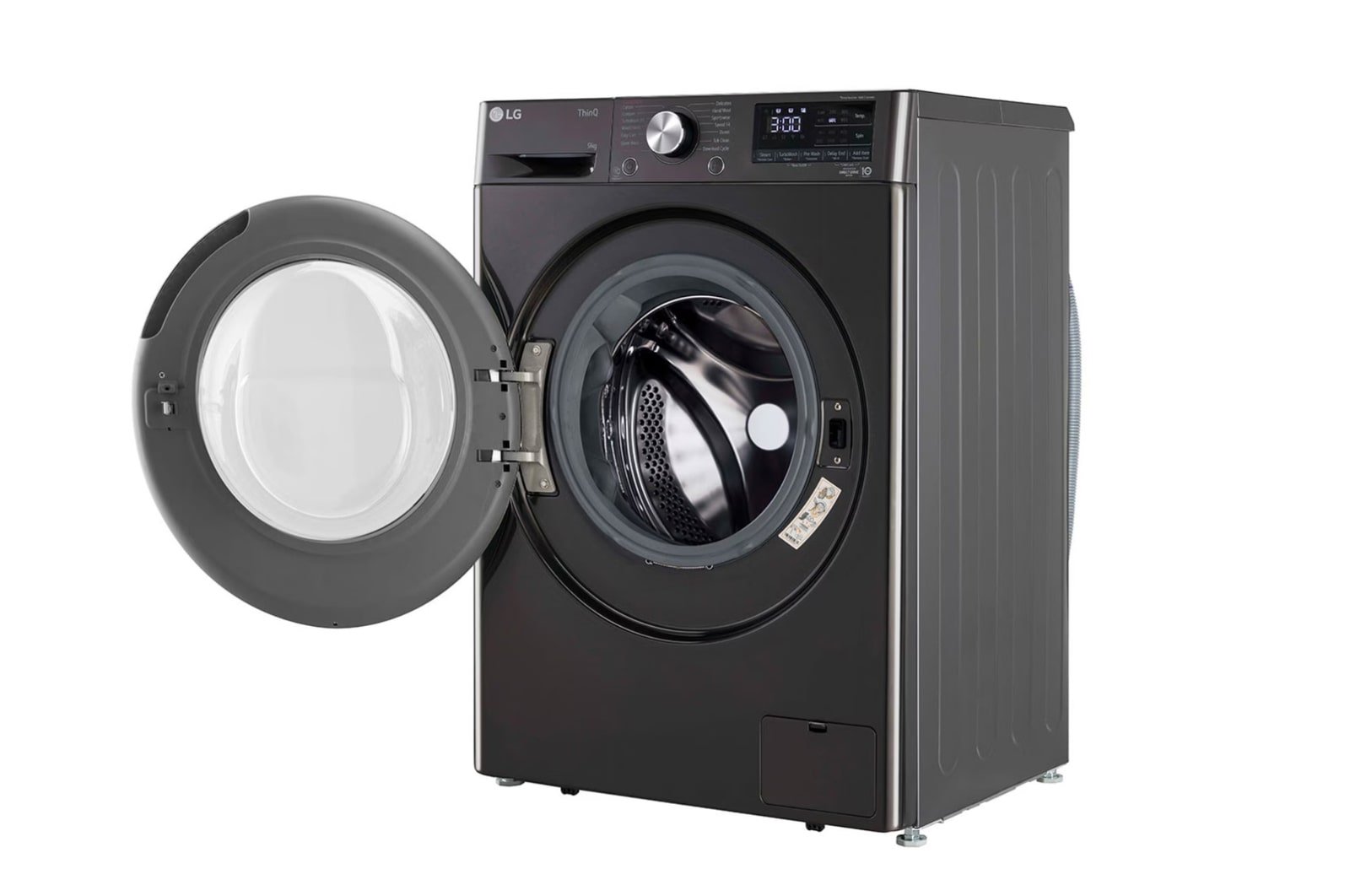 LG 9 Kg Front Load Washing Machine, AI Direct Drive™, Steam+, Black VCM, 5 Star, FHP1209Z9B