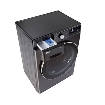 LG 9 Kg Front Load Washing Machine, AI Direct Drive™, Steam+, Black VCM, 5 Star, FHP1209Z9B