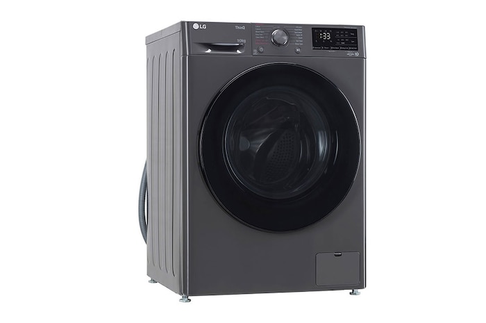 LG 10Kg Front Load Washing Machine, AI Direct Drive™, Middle Black, 5 Star, FHP1410Z5M