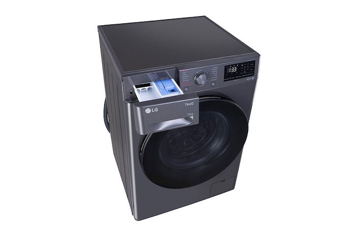 LG 10Kg Front Load Washing Machine, AI Direct Drive™, Middle Black, 5 Star, FHP1410Z5M