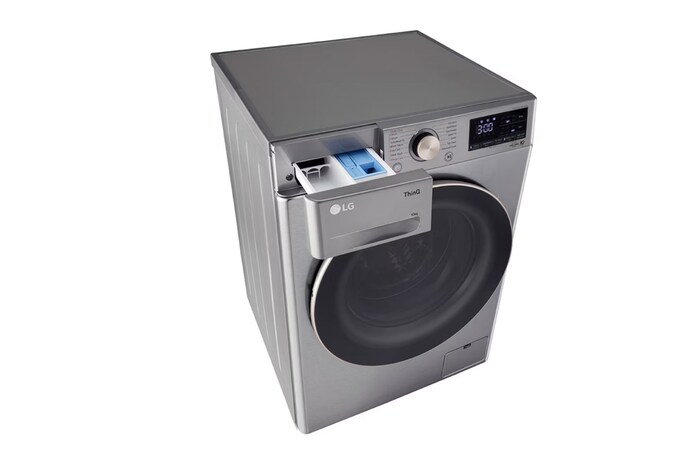 LG 10 Kg Front Load Washing Machine, AI Direct Drive™, 6 Motion Direct Drive, Platinum Silver, 5 Star, FHP1410Z7P
