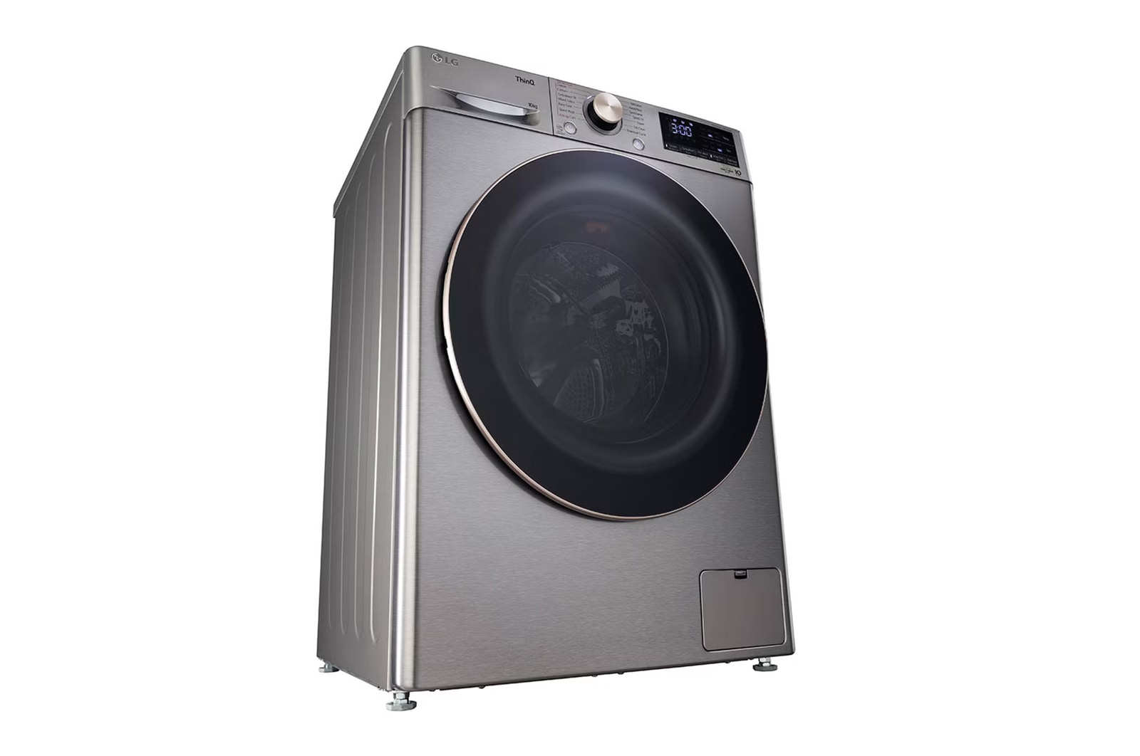 LG 10 Kg Front Load Washing Machine, AI Direct Drive™, 6 Motion Direct Drive, Platinum Silver, 5 Star, FHP1410Z7P
