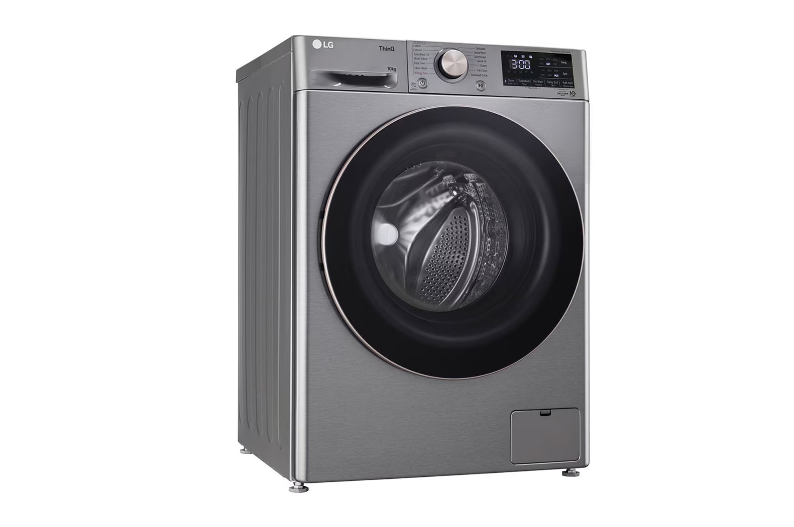 LG 10 Kg Front Load Washing Machine, AI Direct Drive™, 6 Motion Direct Drive, Platinum Silver, 5 Star, FHP1410Z7P