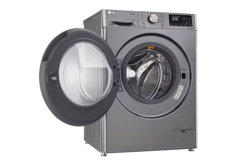 LG 10 Kg Front Load Washing Machine, AI Direct Drive™, 6 Motion Direct Drive, Platinum Silver, 5 Star, FHP1410Z7P